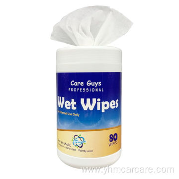 OEM alcoholic wet wipes for hand cleaning